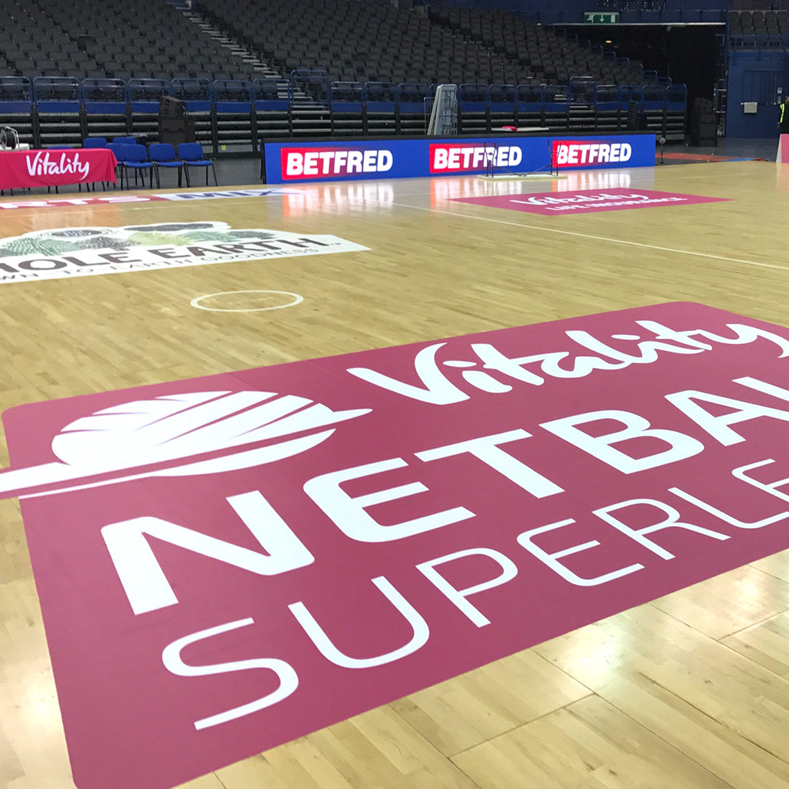 Sponsor and Event Floor Decals-Sportserve