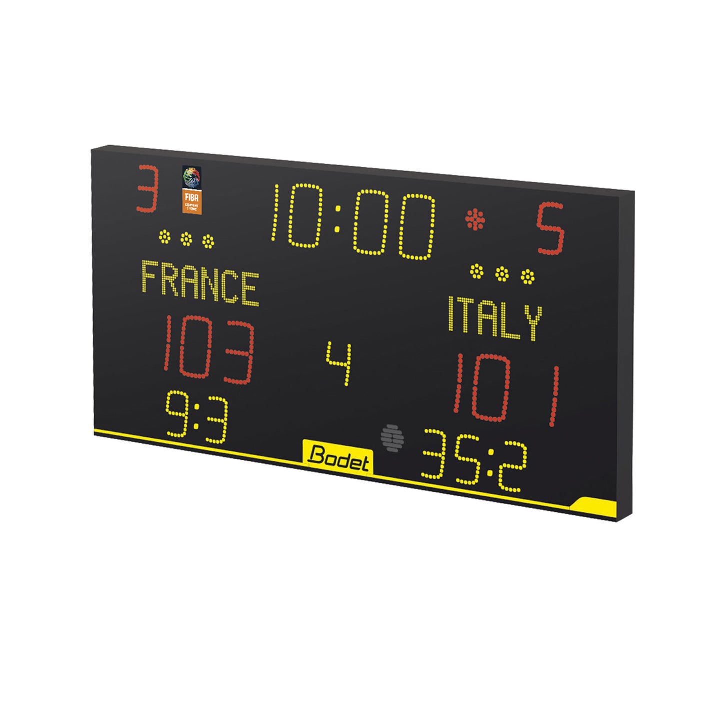 Indoor Scoreboard-Bodet 8T120 Alpha & 8T120-Sportserve