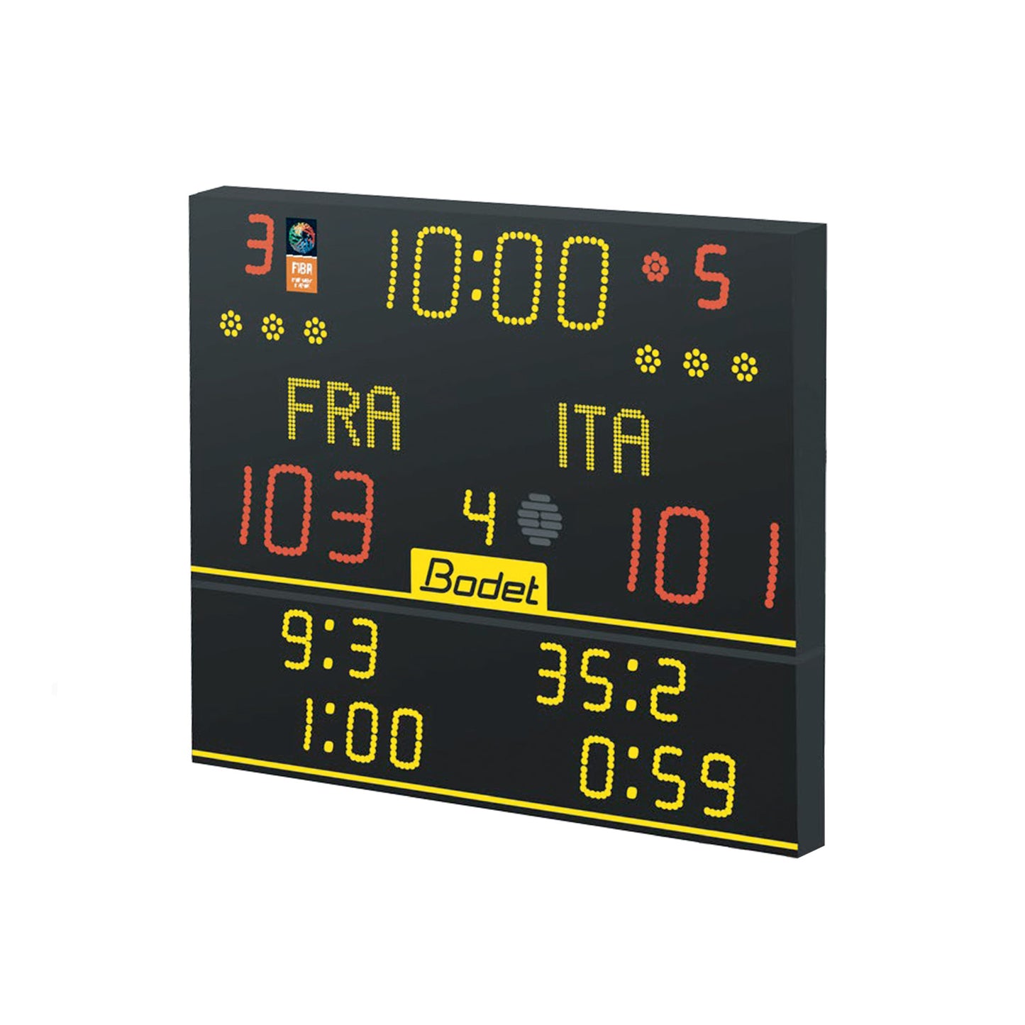 Indoor Backboards-Bodet 8T215 Alpha & 8T215-Sportserve