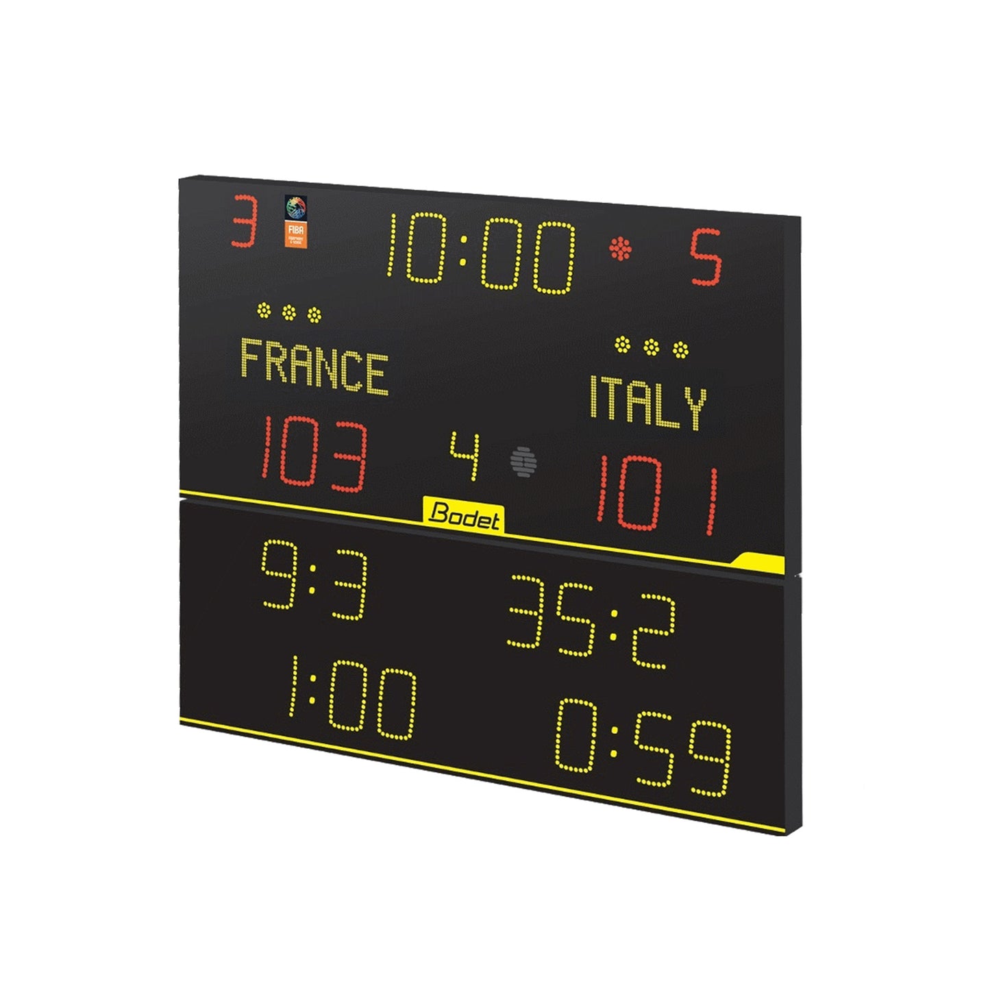 Indoor Scoreboard-Bodet 8T220 Alpha & 8T220-Sportserve