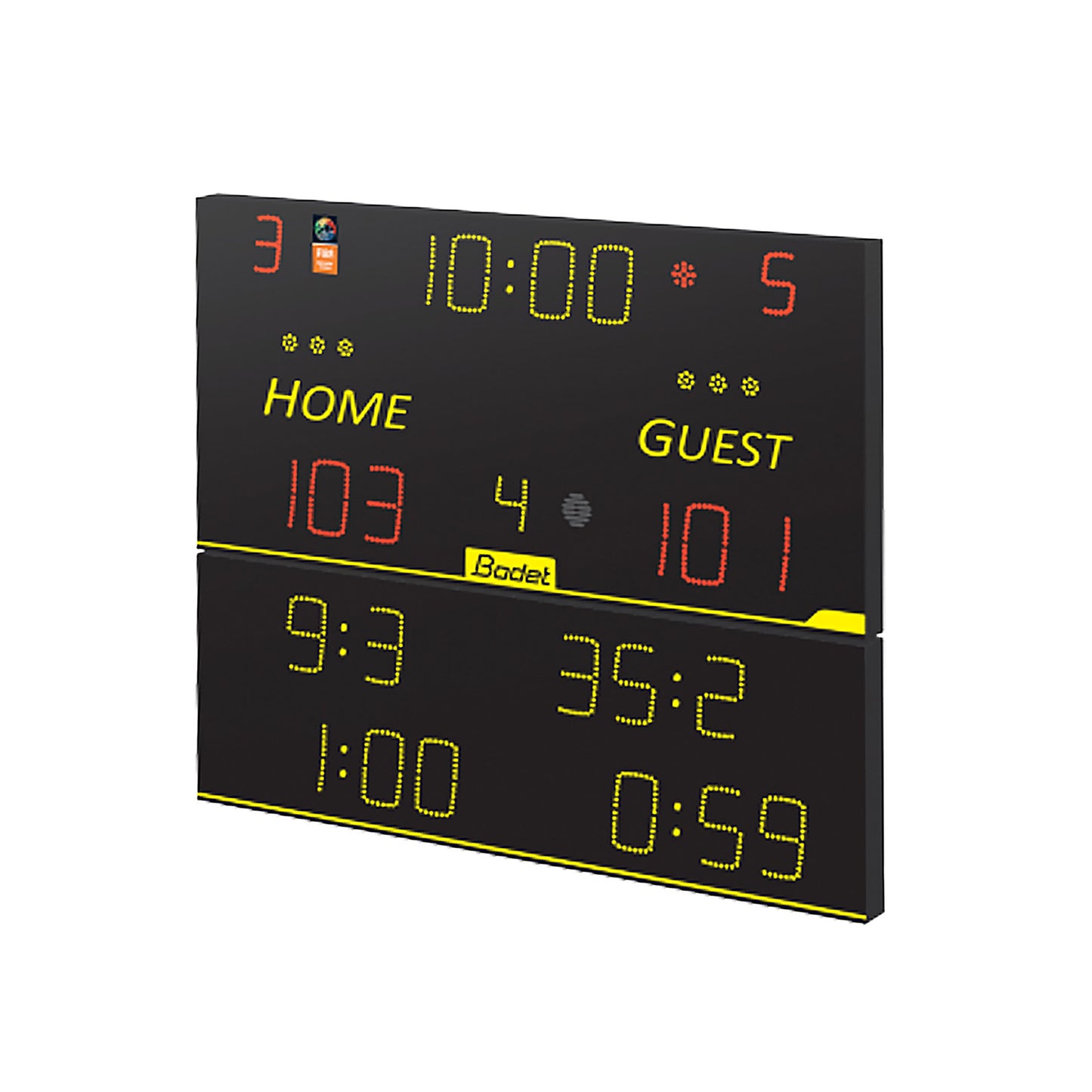 Indoor Scoreboard-Bodet 8T220 Alpha & 8T220-Sportserve