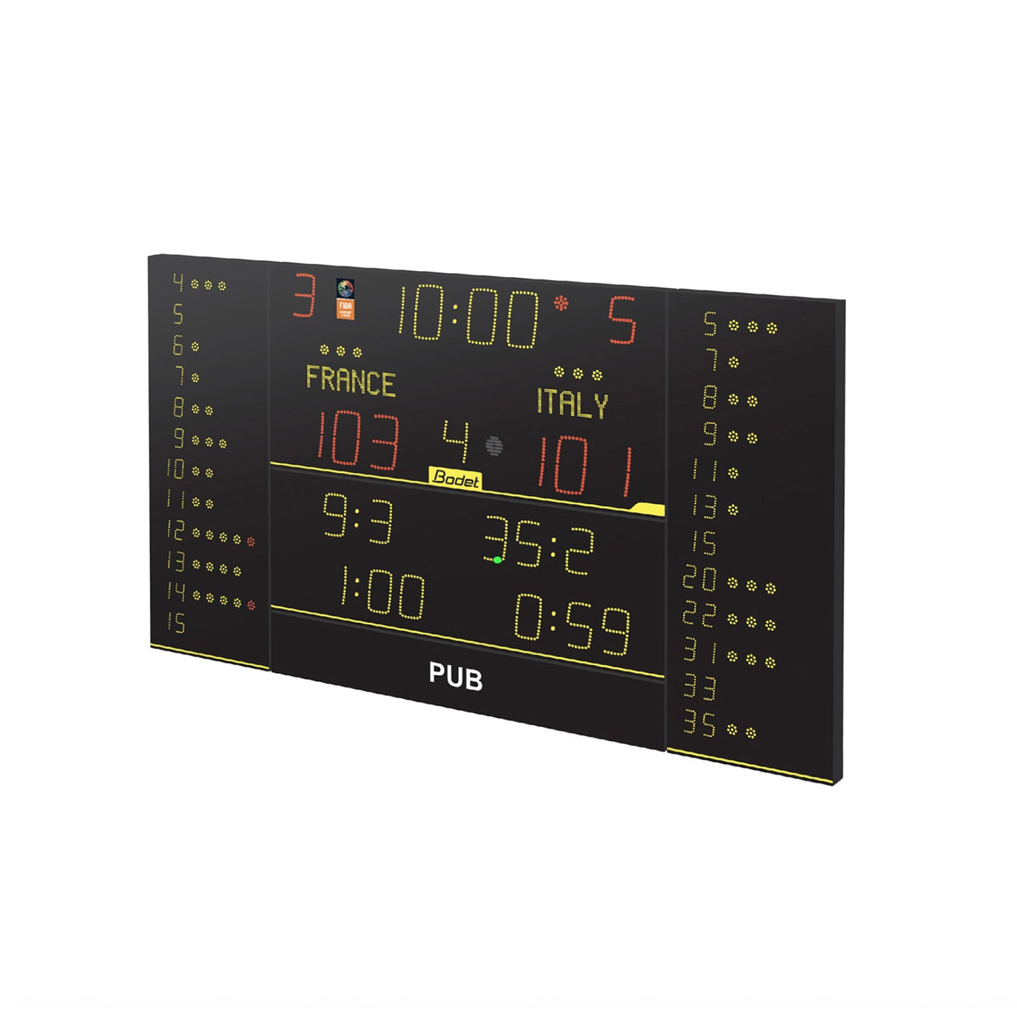 Indoor-Bodet 8T225-F10 Alpha & 8T225-F10-Multisport-Scoreboard_Bodet-Sportserve