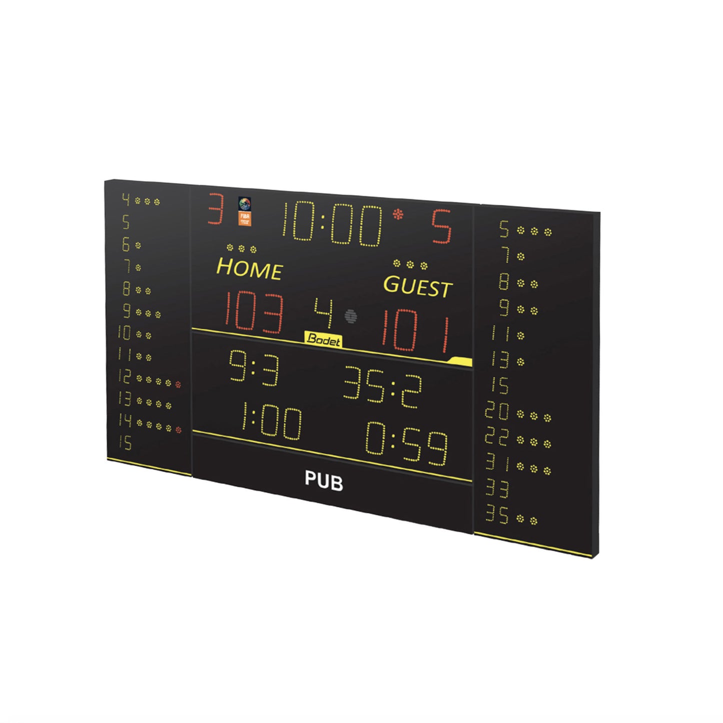 Indoor-Bodet 8T225-F10 Alpha & 8T225-F10-Multisport-Scoreboard_Bodet-Sportserve