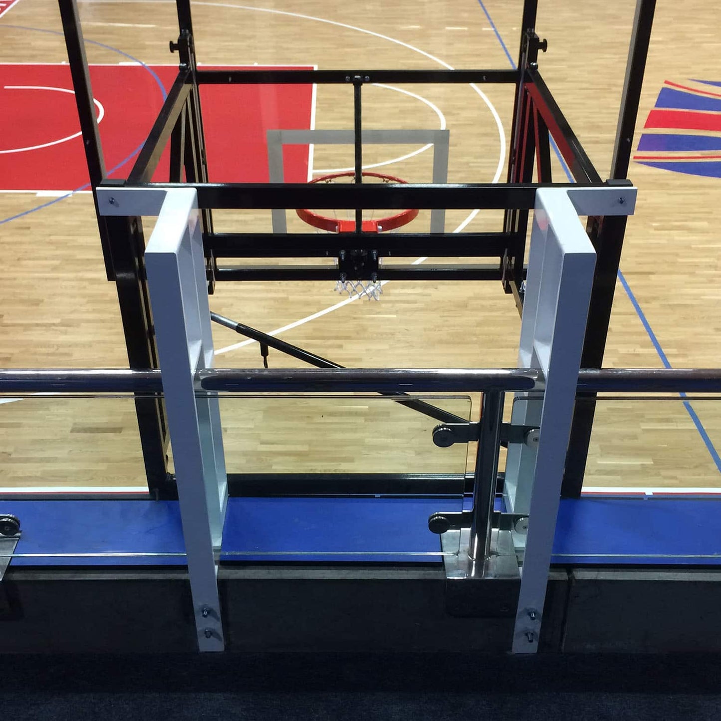 Custom Height-Adjustable Basketball Unit-Sportserve