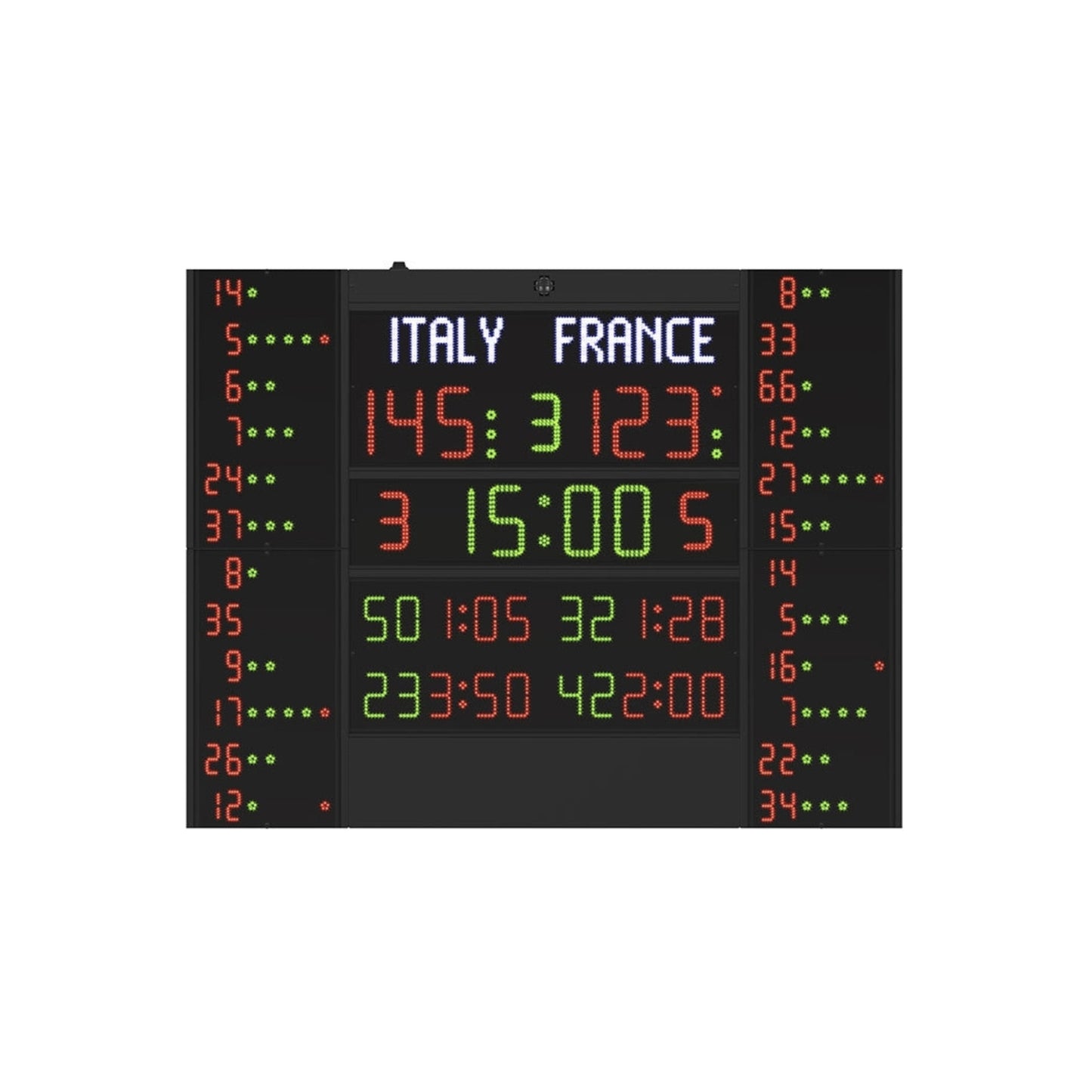 Indoor Scoreboard-FC60H25N-12B2-Favero-Sportserve