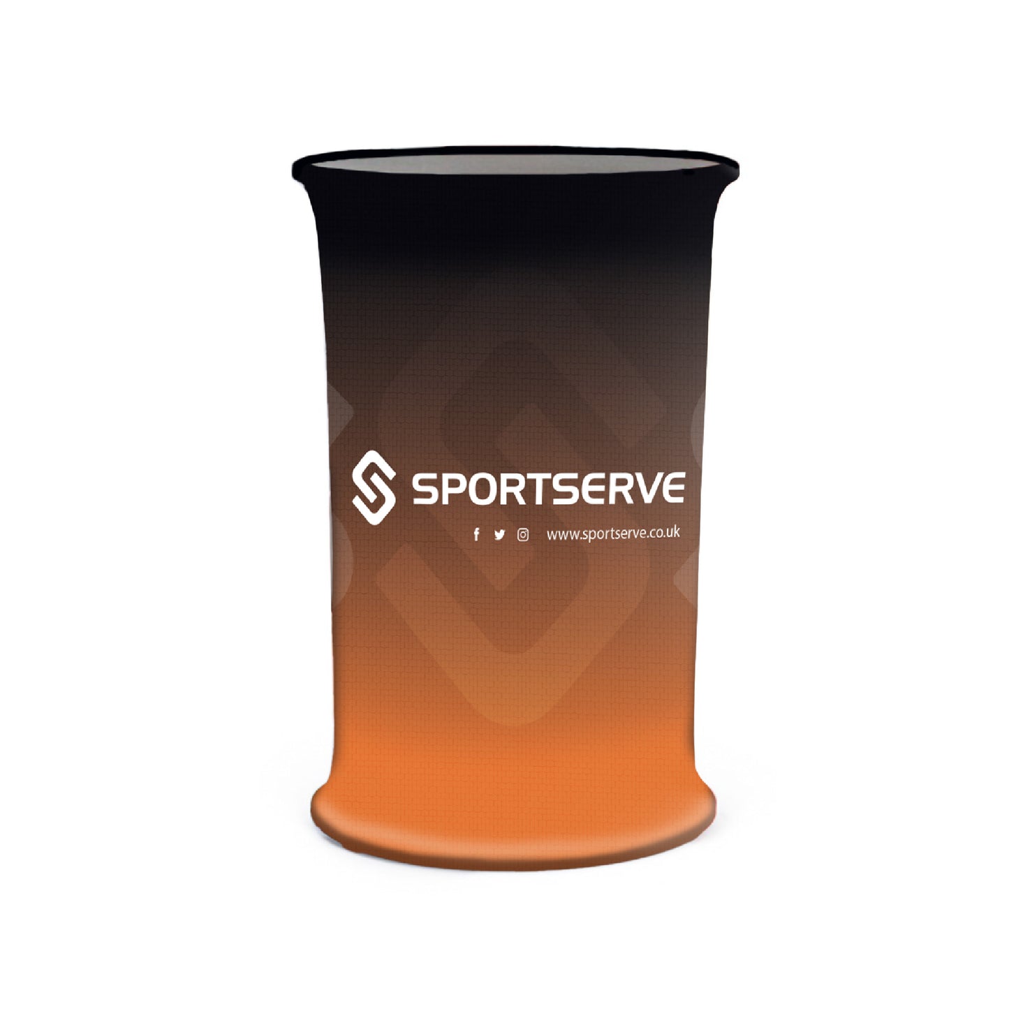 Oval Counter Tension Fabric Display