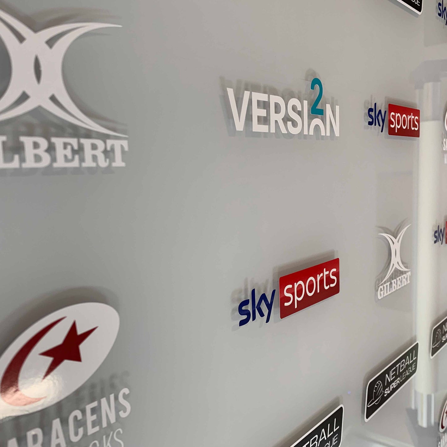 Perspex Interview Backdrop