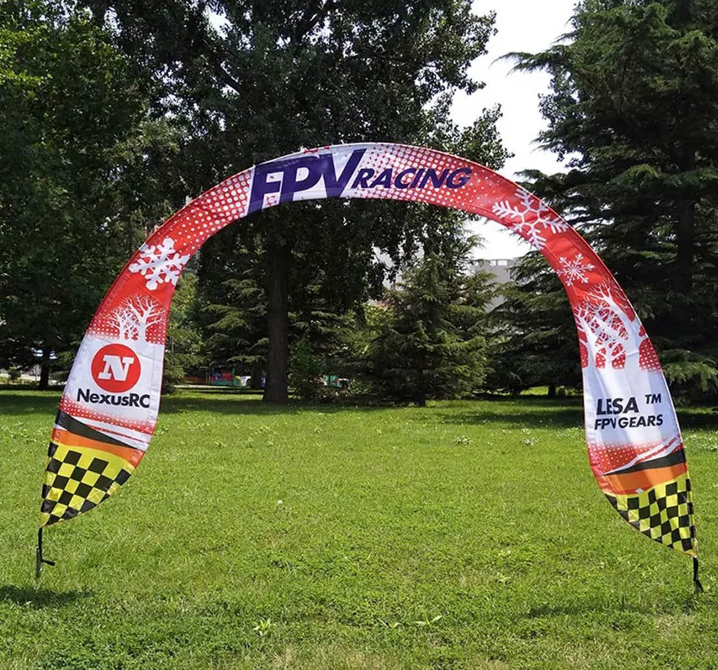 Pole Outdoor Event Arch