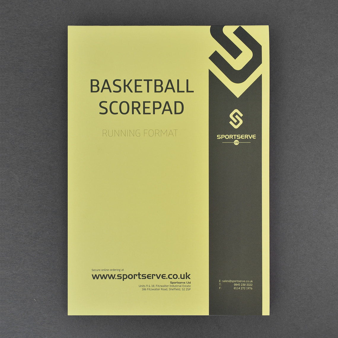 Single Running Basketball Scorepad-Sportserve