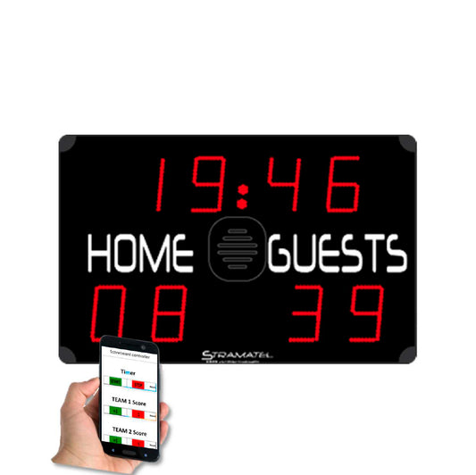 Stramatel 452 ME 800 Wifi Scoreboard-Sportserve