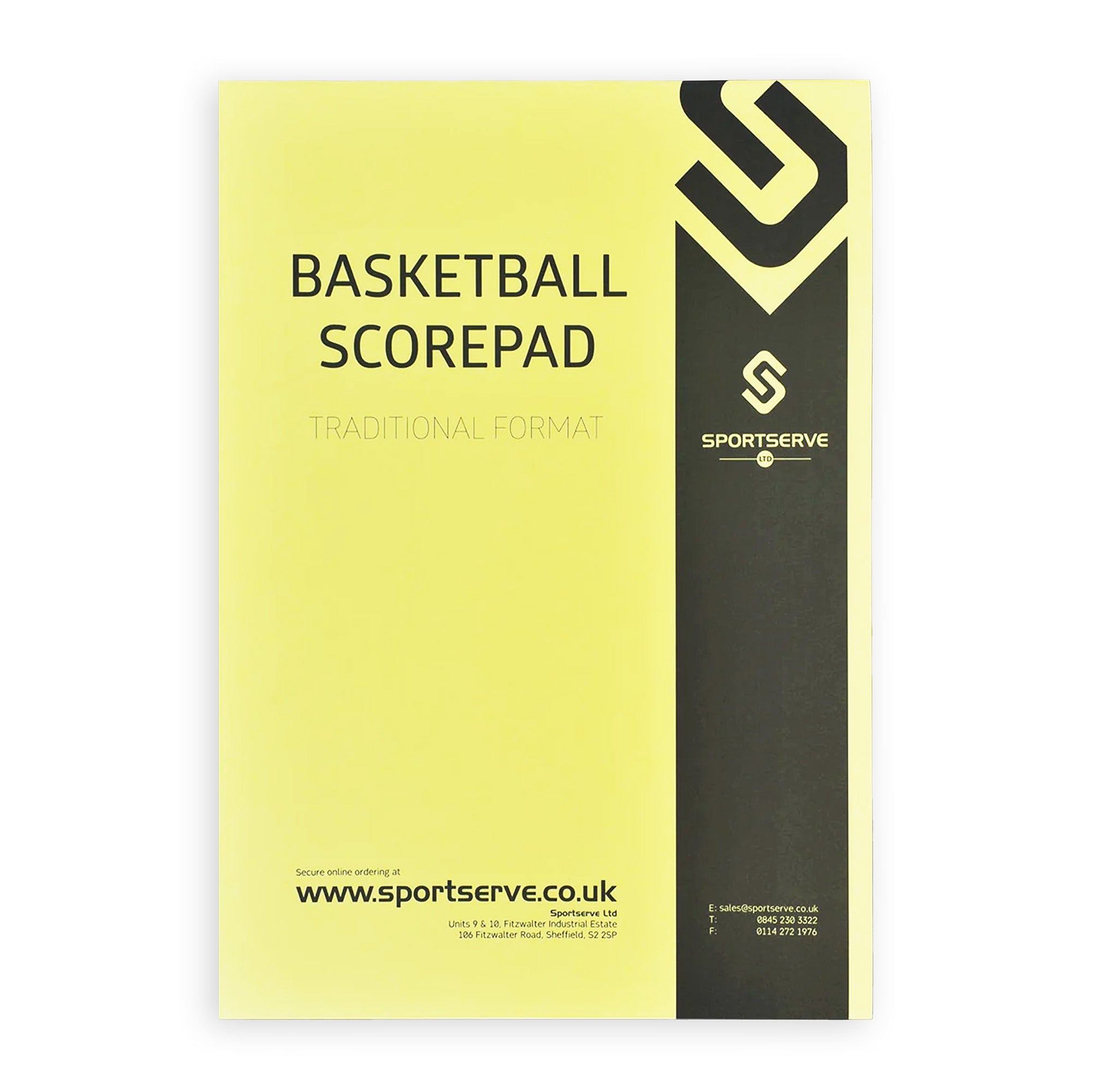 Single Traditional/Running Basketball Scorepad-Sportserve