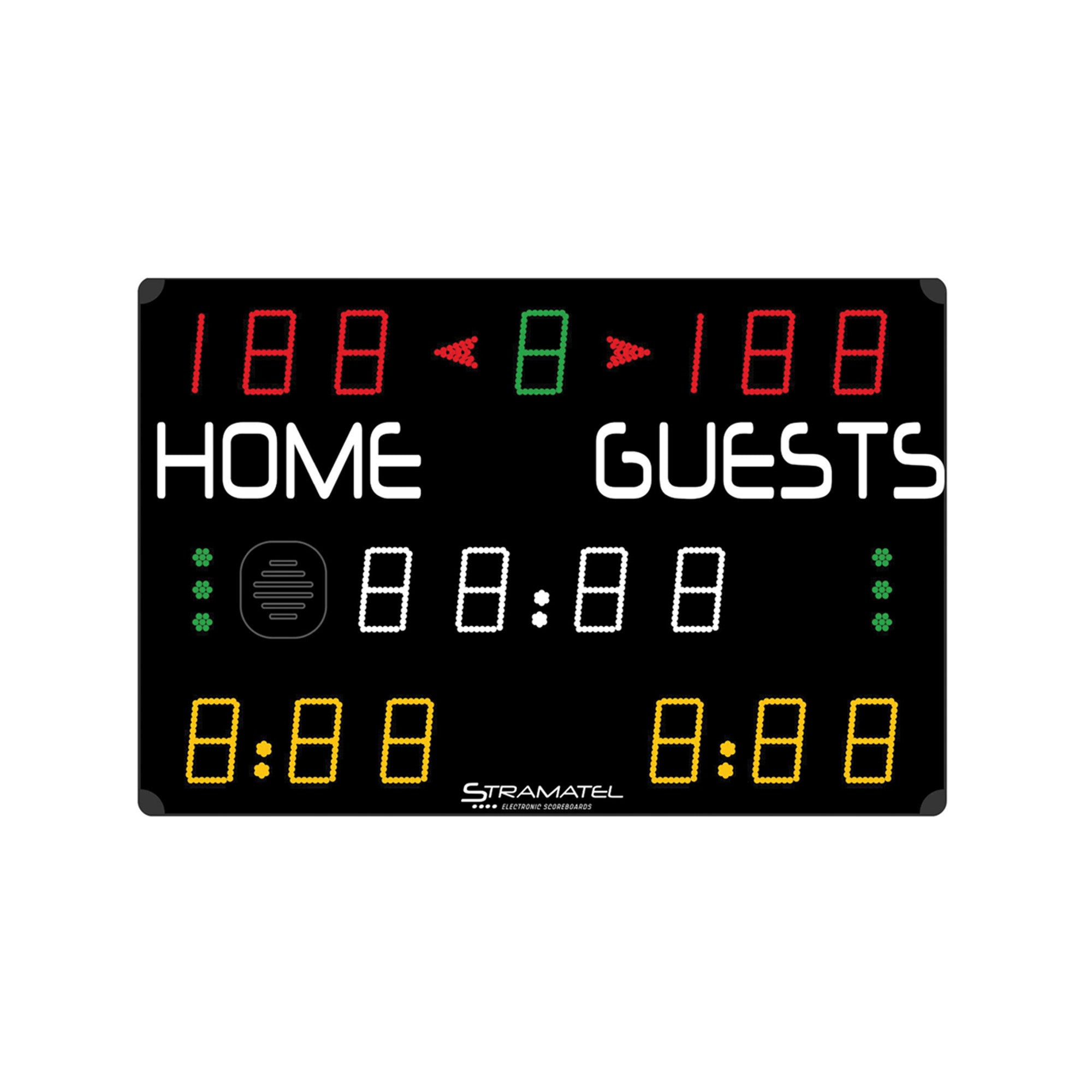 Intrams Scoreboard Indoor Scoreboard-Stramatel 452 MS 7100 & 7000-Sportserve
